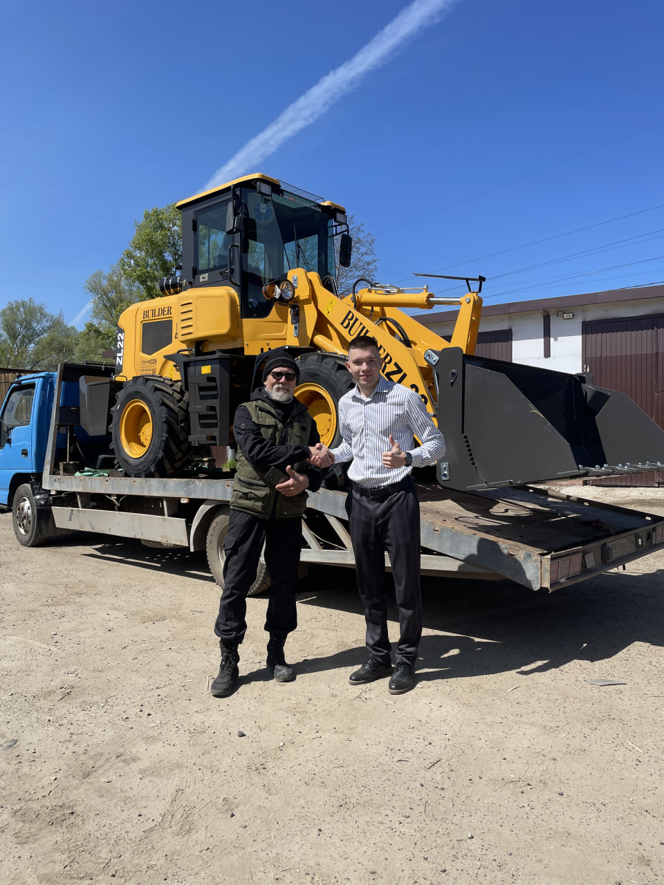Отгрузка погрузчика BUILDER ZL22