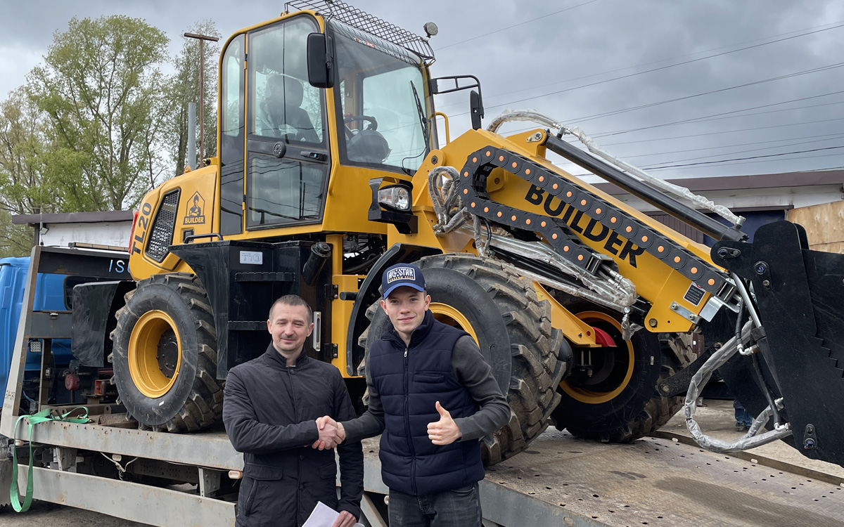 Отгрузка погрузчика BUILDER TL20 Отгрузка погрузчика BUILDER TL20