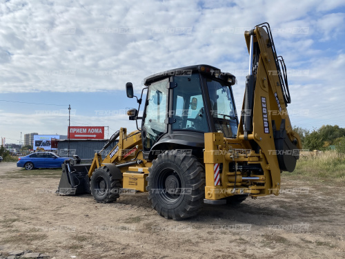 экскаватор-погрузчик 1 куб 2.5 тонны builder bl388 (разновеликие колеса)